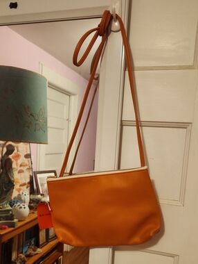 Dark Orange Crossbody Shoulder Bag